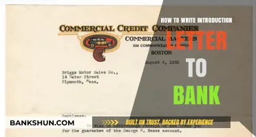 Mastering the Art of Writing an Effective Bank Introduction Letter