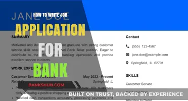 Mastering Bank Job Applications: Tips for Writing a Winning Resume