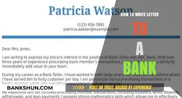Writing to Banks: A Step-by-Step Guide