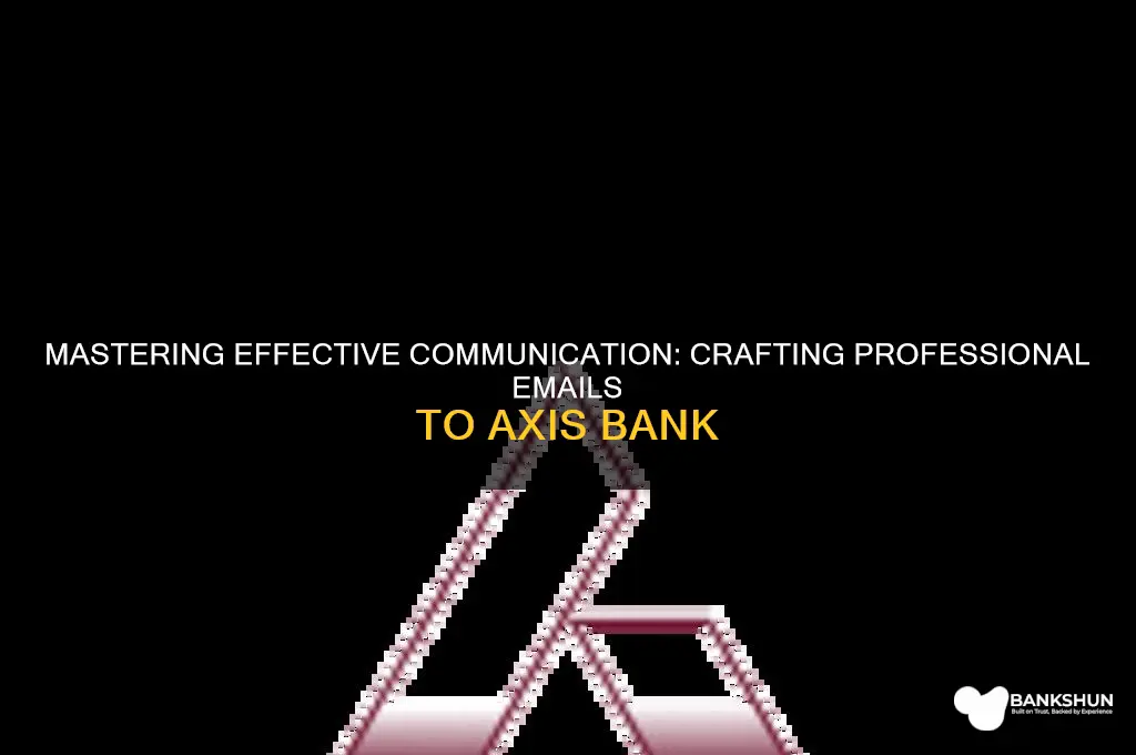 how to write mail to axis bank