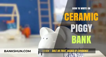 Creative Tips for Writing on Ceramic Piggy Banks: A DIY Guide