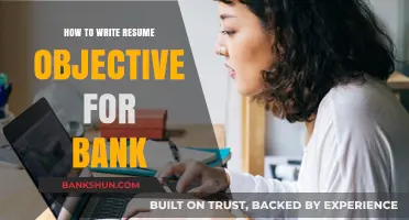 Crafting a Winning Resume Objective for Banking Careers