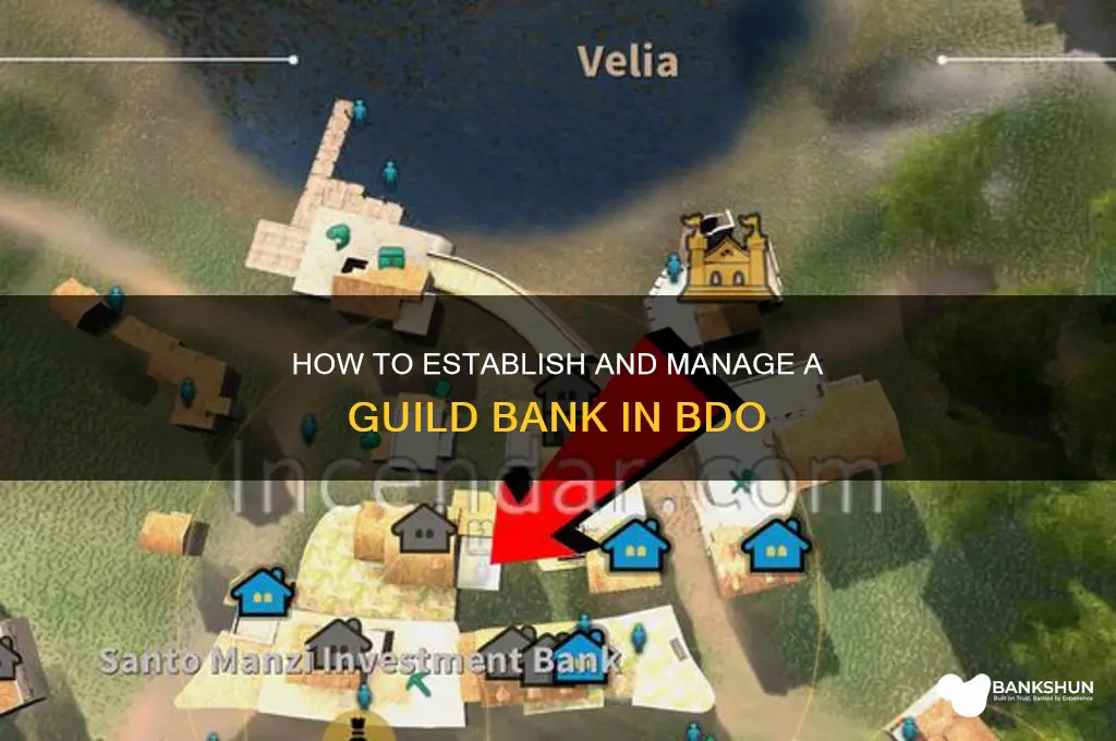 how toget a guild bank on bdo