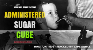 Polio Vaccine's Sweet Delivery: The Sugar Cube Administration Story