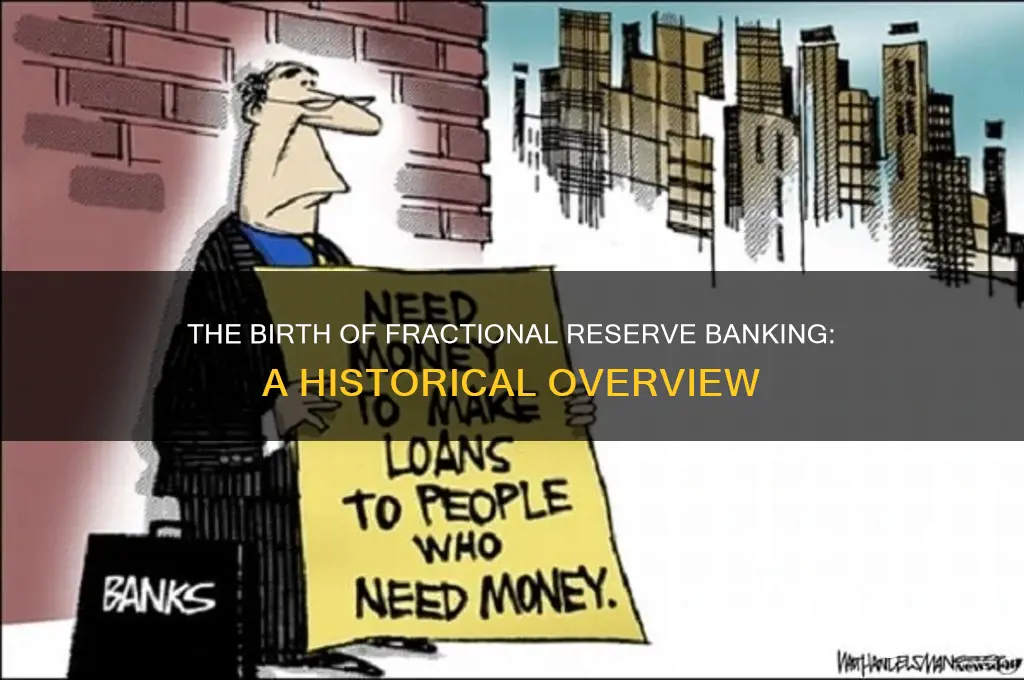 how was the fractional banking system created