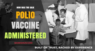 The Salk Polio Vaccine: Administration Methods and Historical Impact