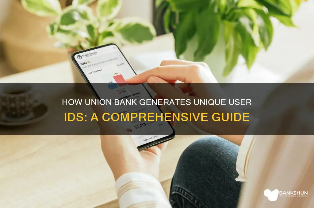 how we generate user id union bank