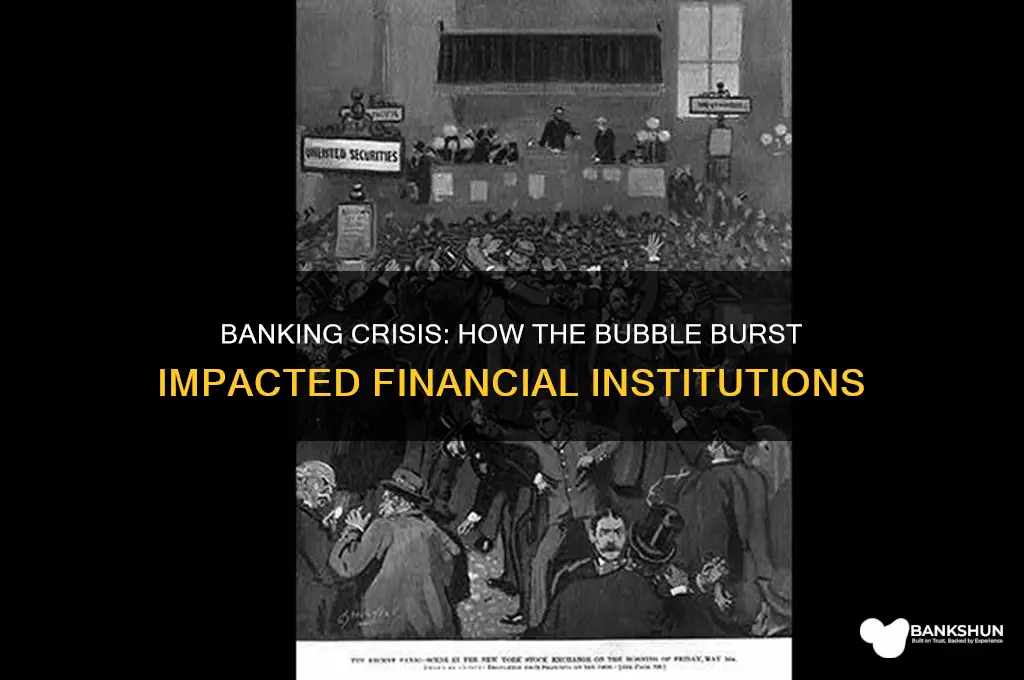 how were banks affected by the bubble