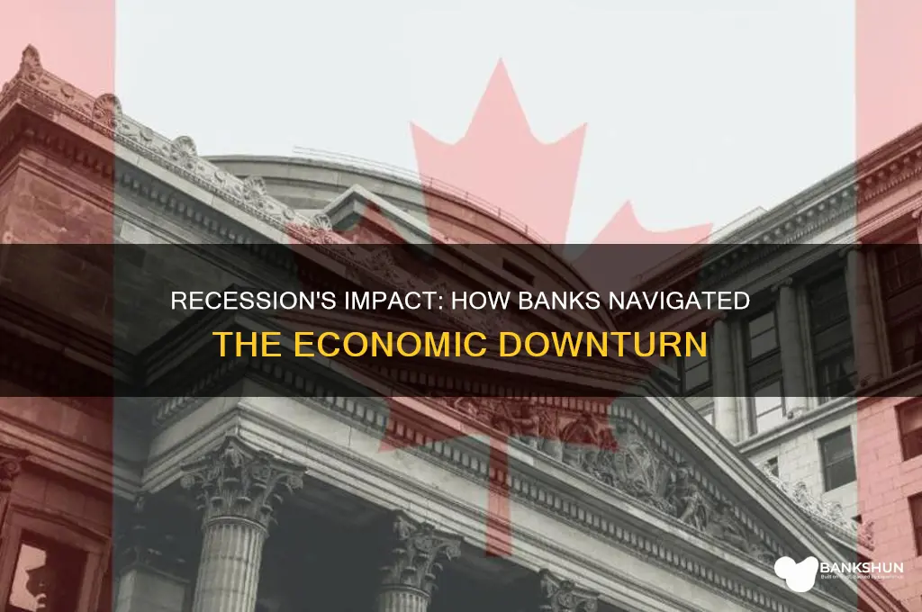 how were banks affected by the recession
