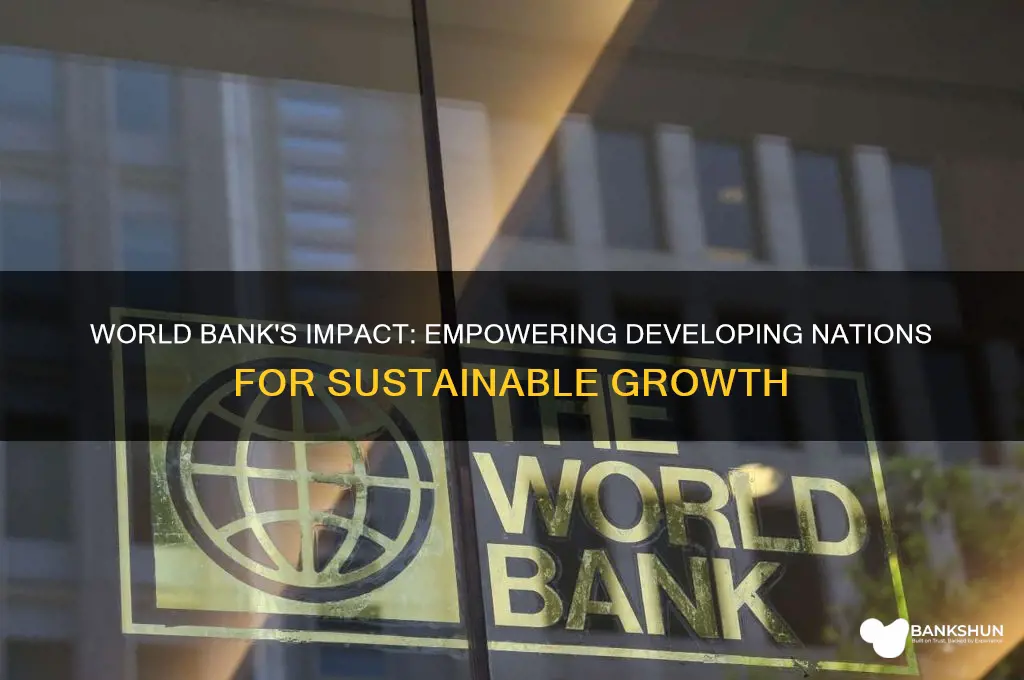 how world bank has helped developing countries