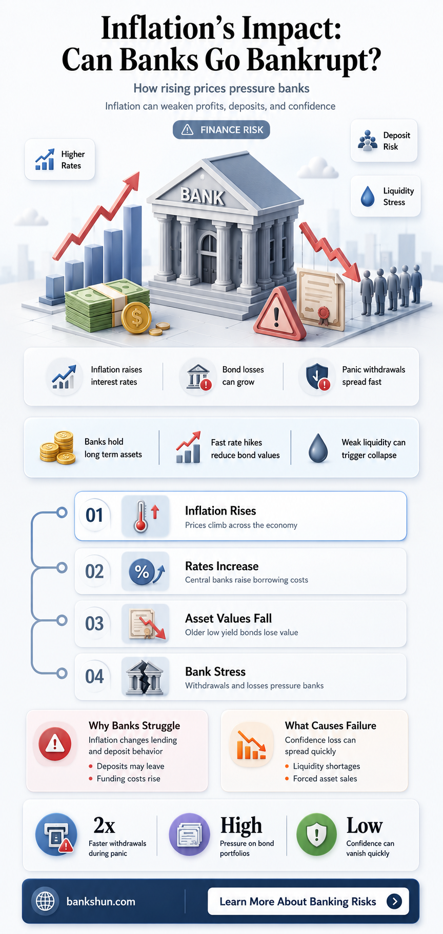 do banks bankcrubt because of high inflamation