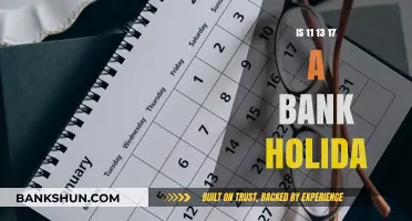 Are November 11, 13, or 17 Bank Holidays? Find Out Here