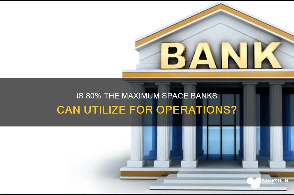 is 80 the max space for bank