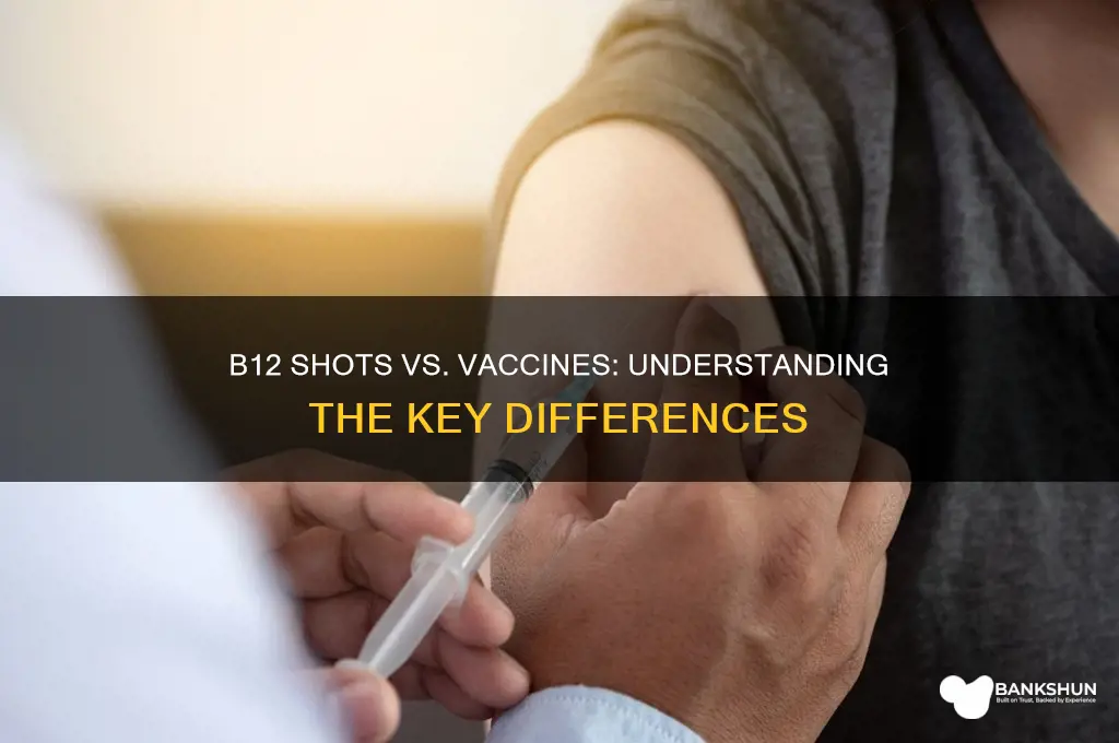 is a b12 shot considered a vaccine