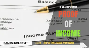 Is a Bank Statement Proof of Income? What You Need to Know