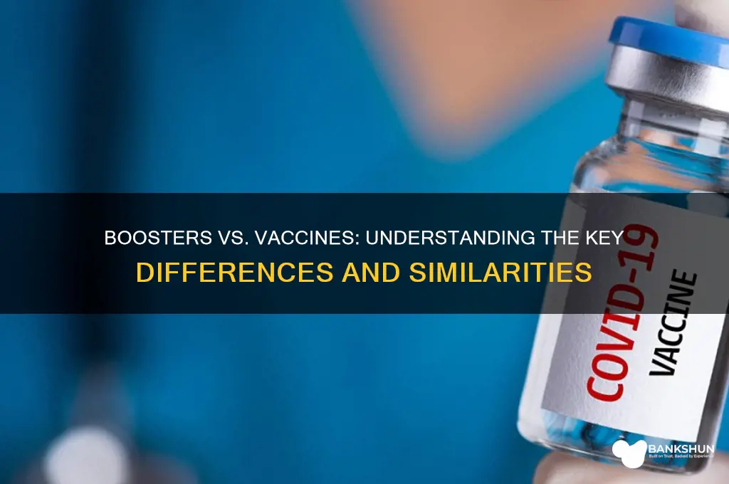 is a booster different from a vaccine