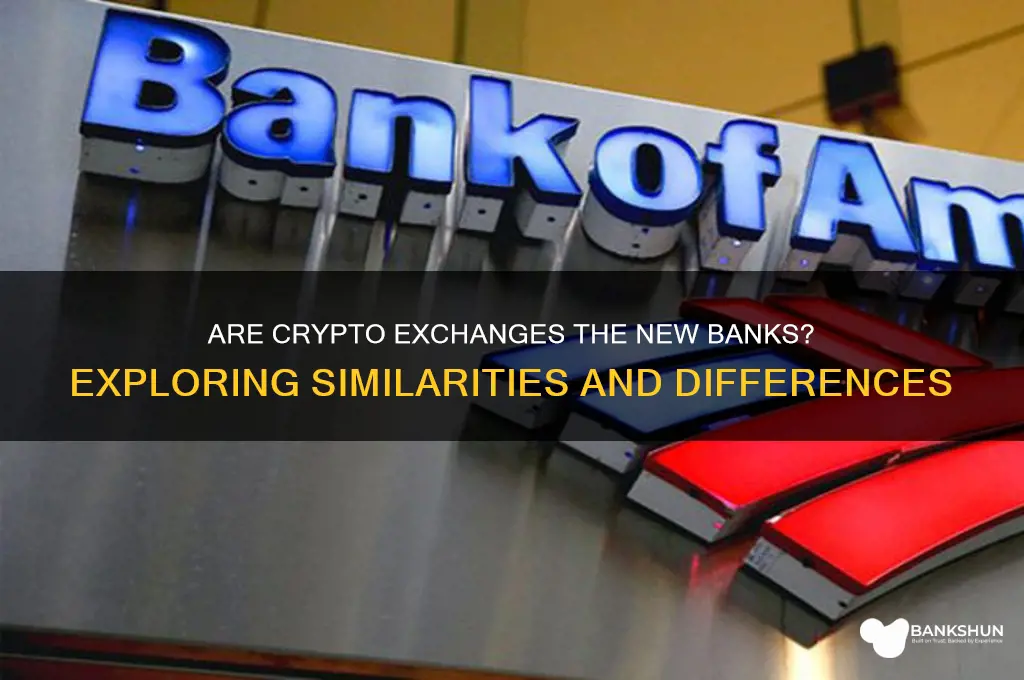 is a crypto exchange like a bank