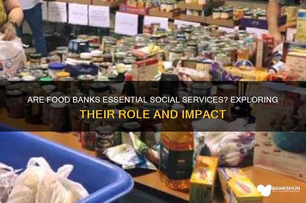 is a food bank a social service