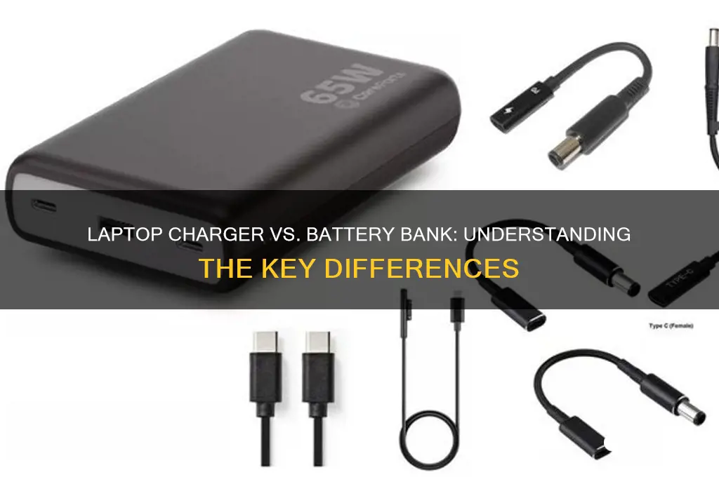 is a laptop charger a battery bank