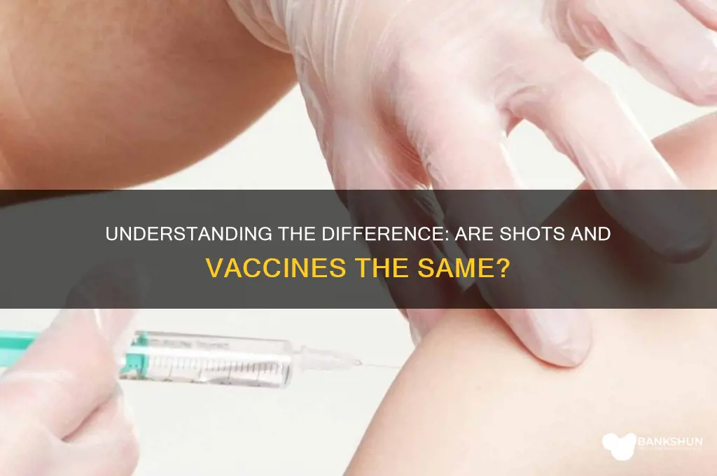 is a shot different than a vaccine