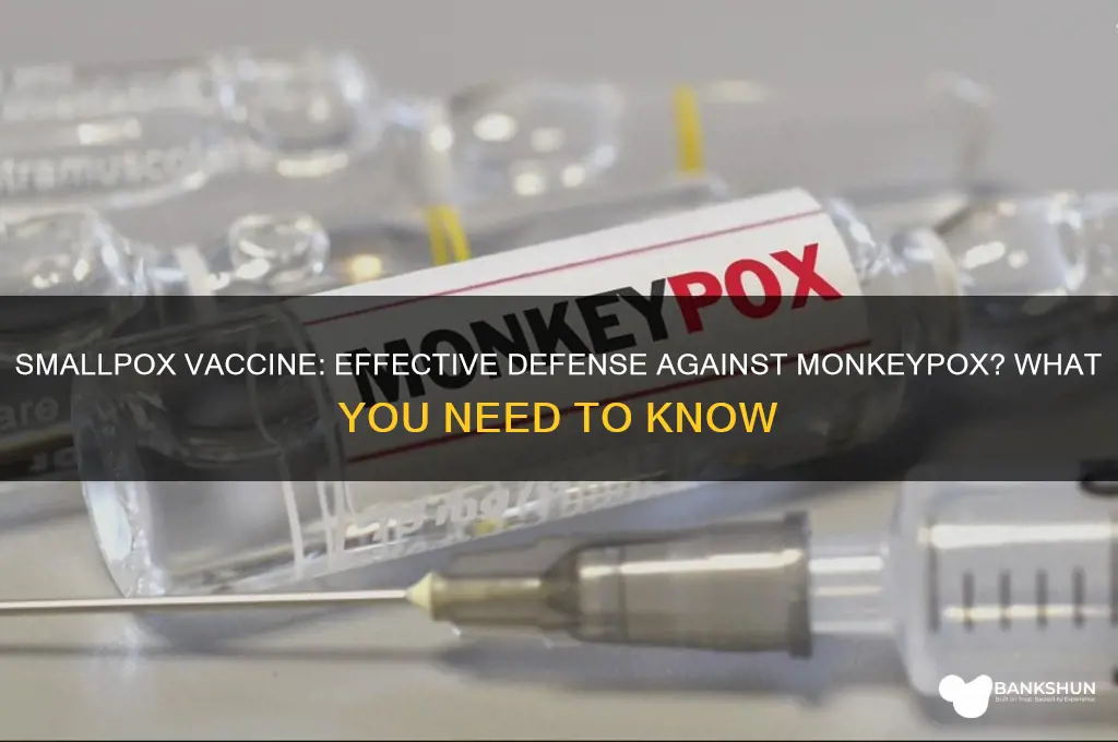 is a smallpox vaccine good for monkeypox