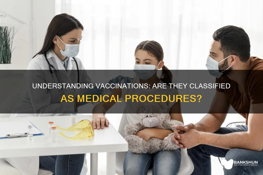 is a vaccination a medical procedure definition