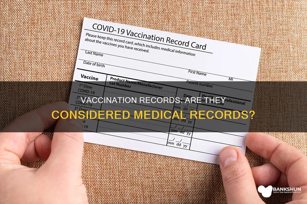 is a vaccination record a medical record