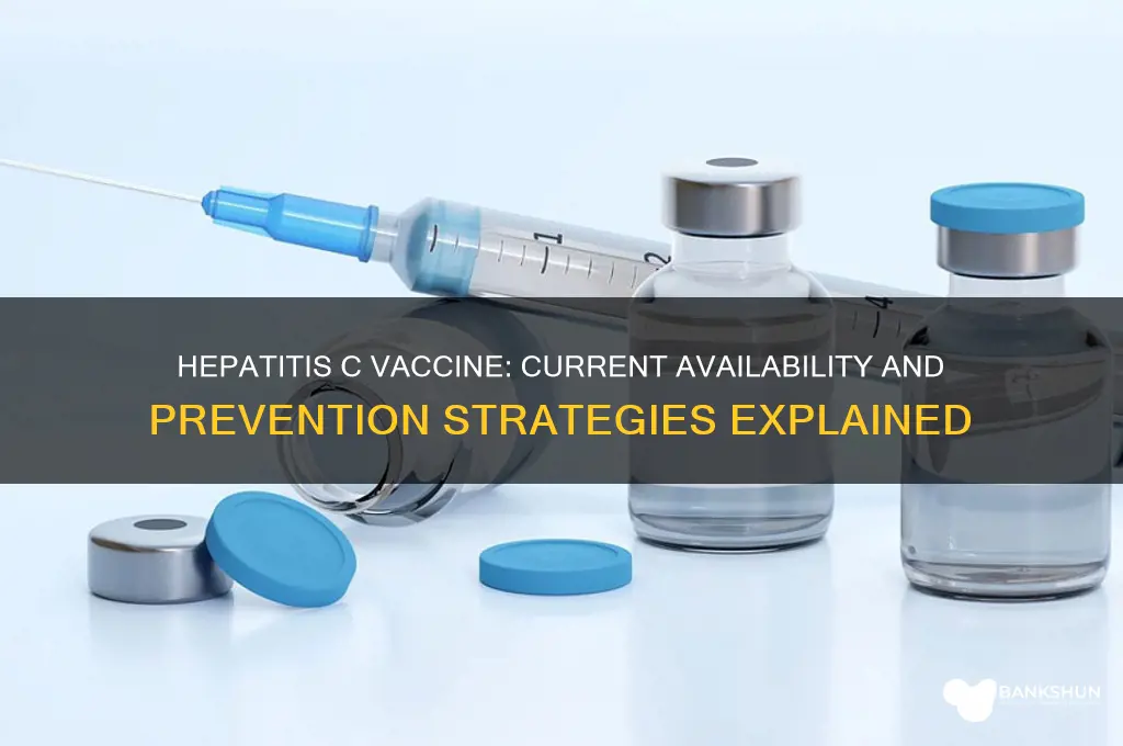 is a vaccine available for hepatitis c