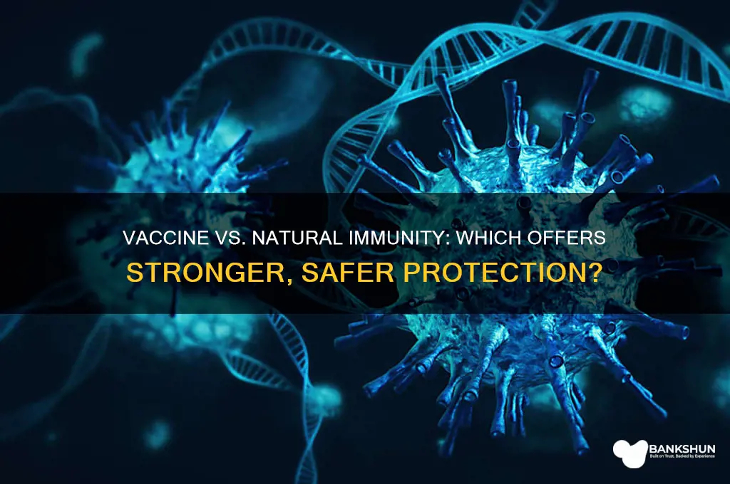 is a vaccine better than natural immunity