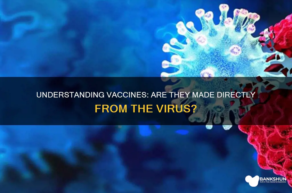 is a vaccine made from the virus