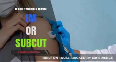 Adult Varicella Vaccine: IM or Subcut Administration Explained