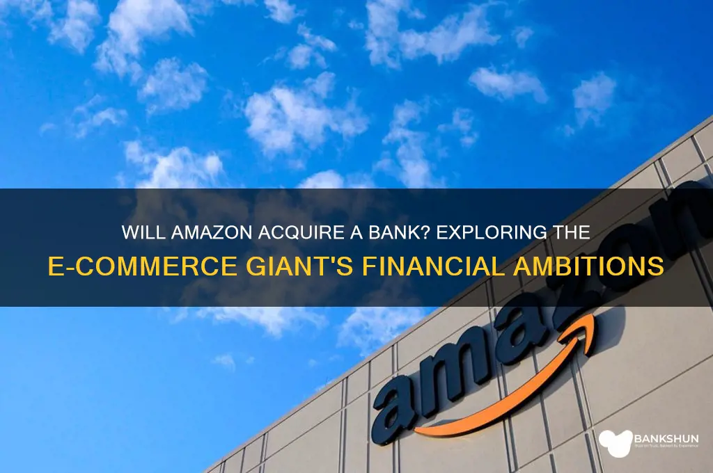 is amazon going to buy a bank