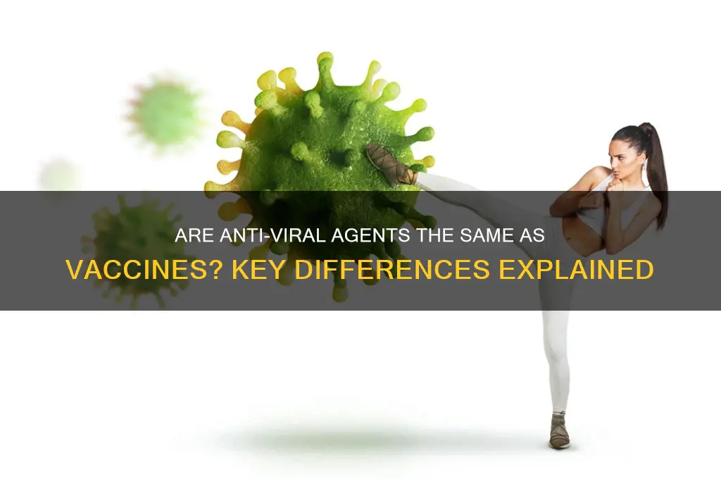 is an anti-viral agent a vaccine