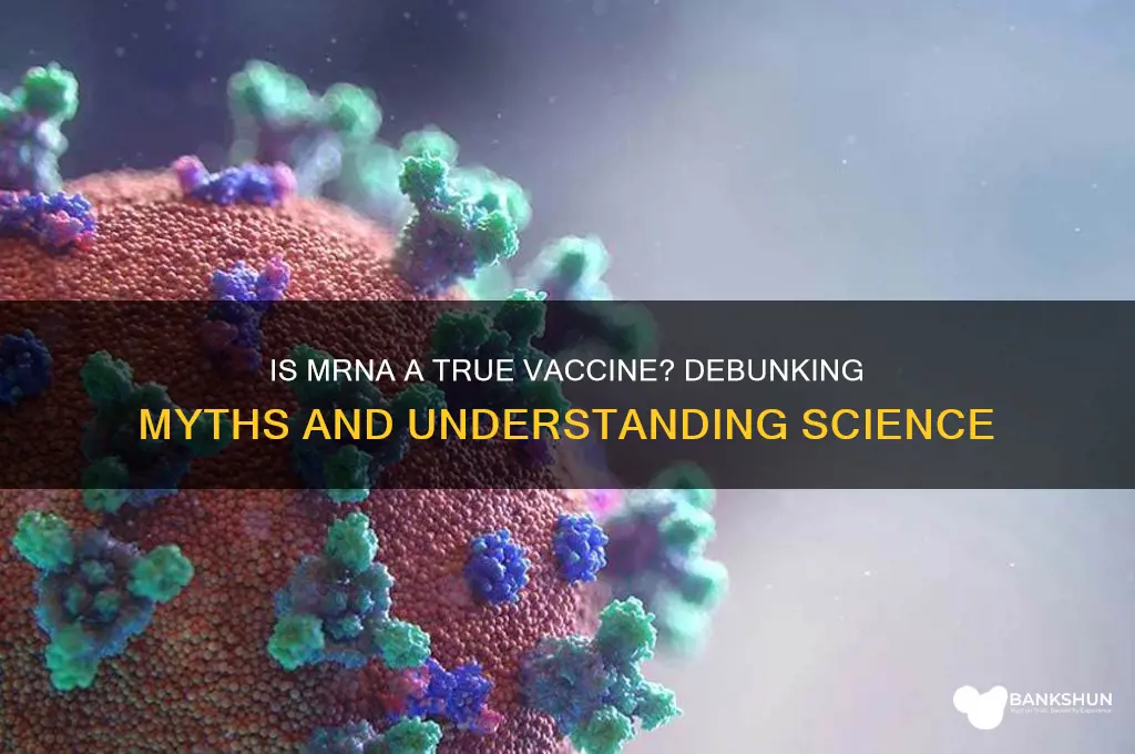 is an mrna vaccine a true vaccine