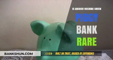 Is the Anchor Hocking Green Piggy Bank a Rare Collectible?