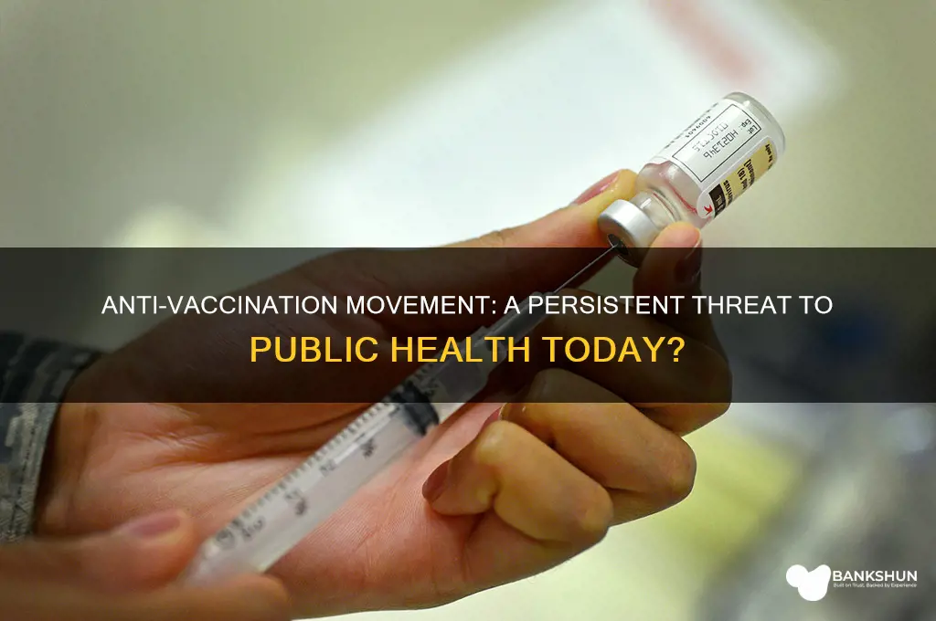 is anti-vaccination still a current issue