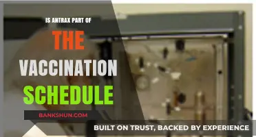 Is Anthrax Vaccination Included in Routine Immunization Schedules?