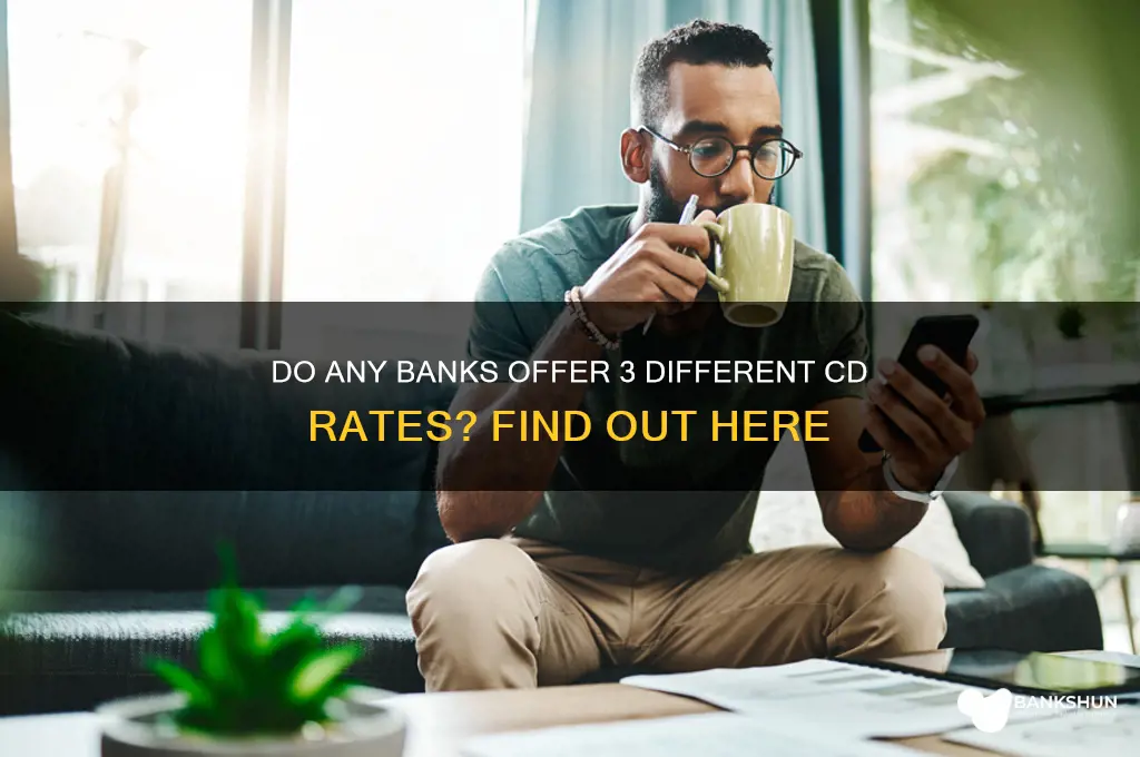 is any bank offer 3 cd rates
