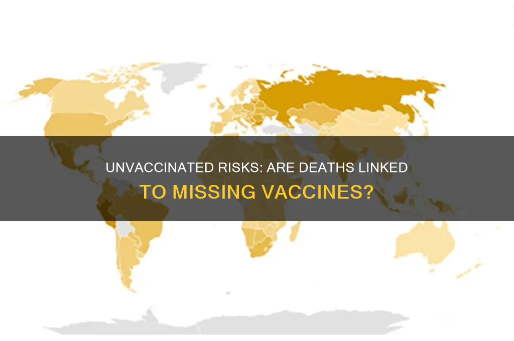 is anyone dieing from not being vaccinated