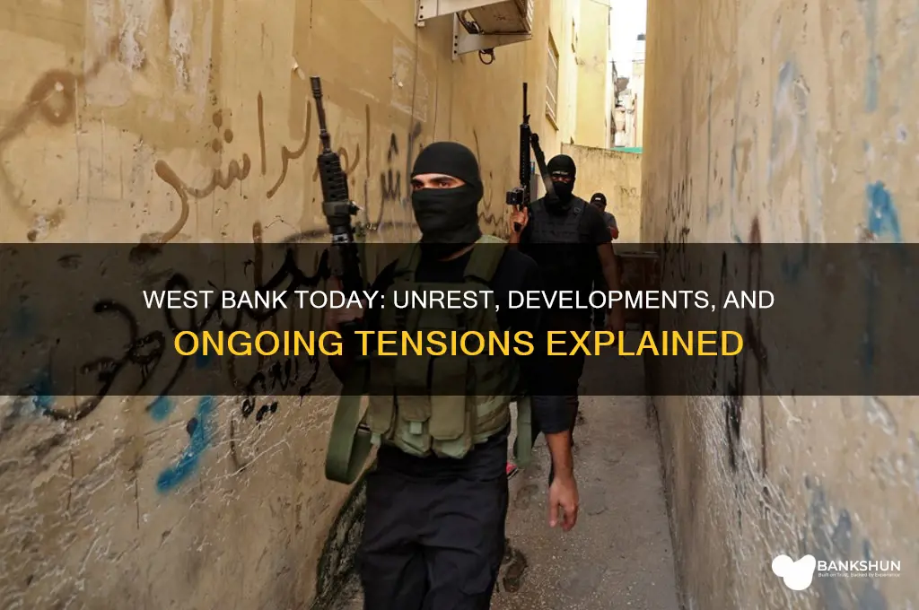 is anything happening in the west bank