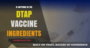 Unveiling the DTap Vaccine Ingredients: What's Inside and Why It Matters