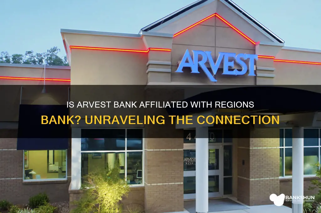 is arvest bank part of regions bank