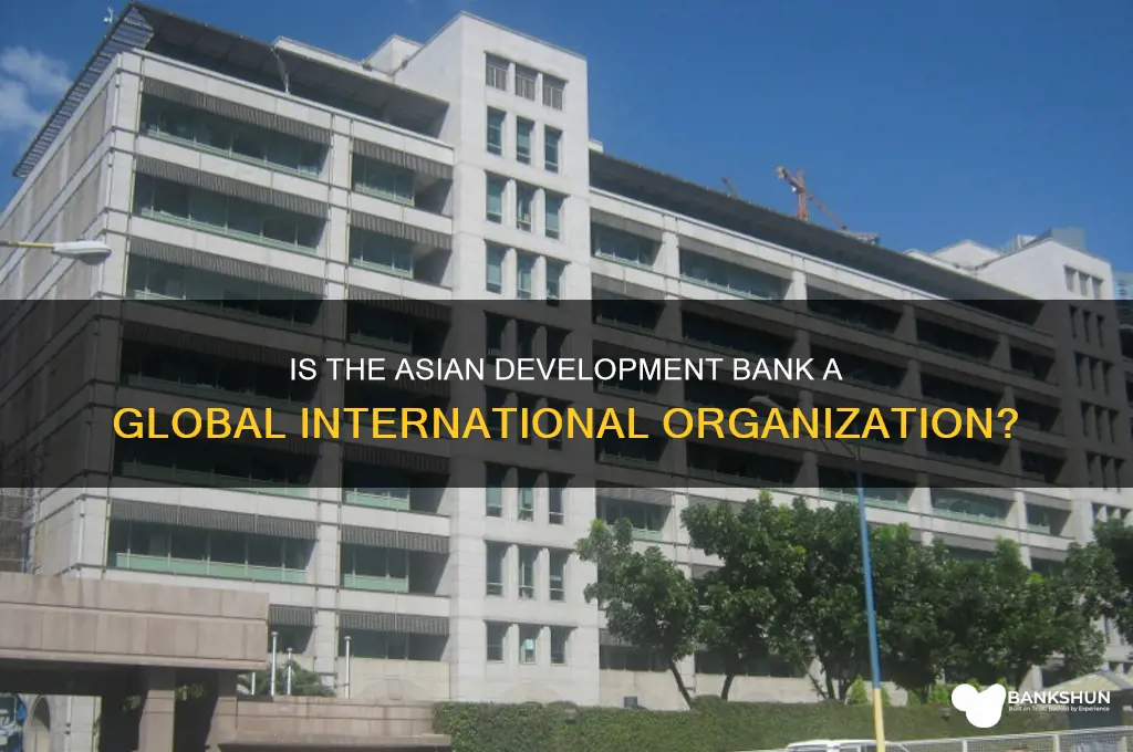 is asian development bank an international organization