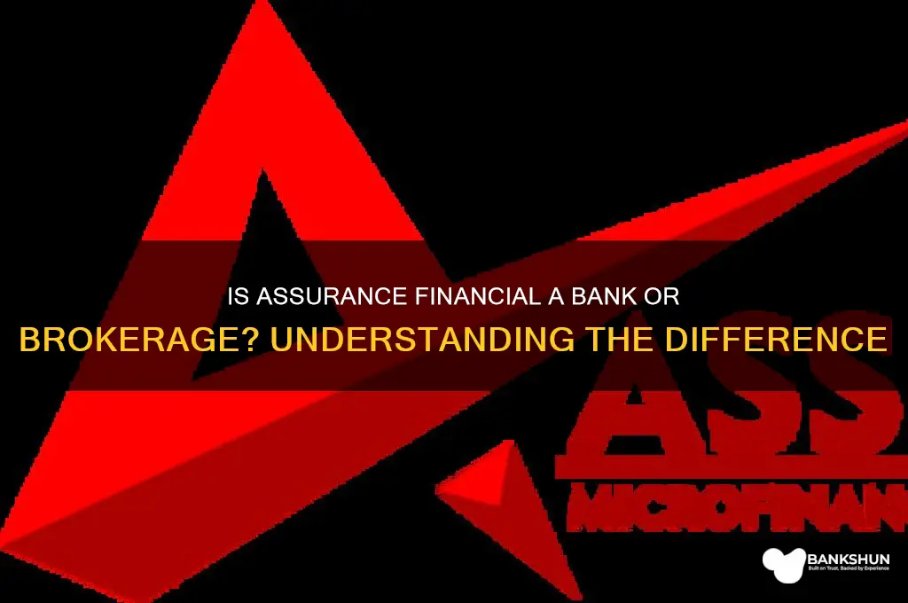 is assurance financial a bank or brokerage