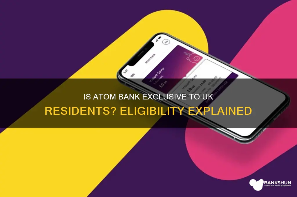 is atom bank only for uk residents