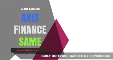 Axis Bank vs. Axis Finance: Understanding the Key Differences
