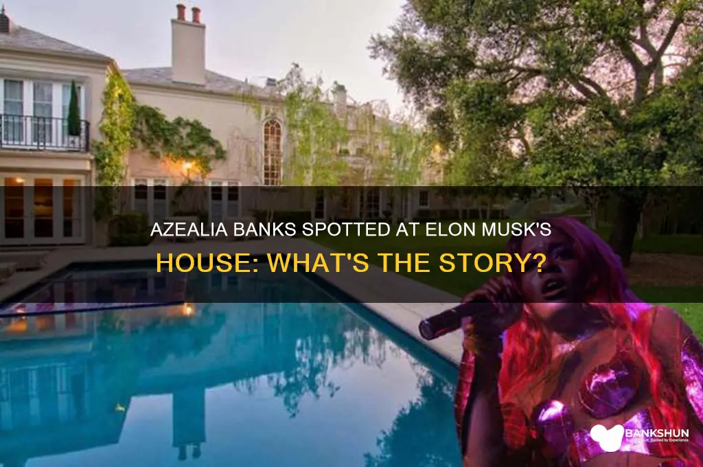 is azelia banks at elon musks house