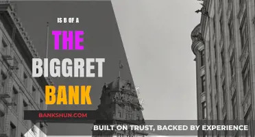 Is Bank of America the Biggest Bank in the US?