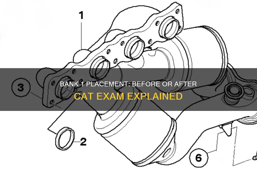 is bank 1 before or after cat