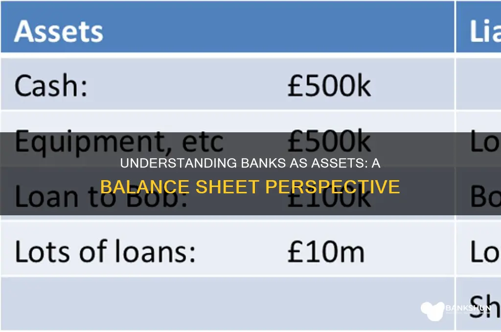 is bank an assets in balance sheet